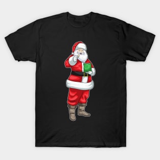 Santa Claus Christmas Potato chips T-Shirt